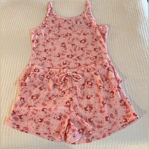 Munki Munki Peanuts Snoopy Cowboy Paisley Pink Pajama Set Sz Medium - NWT!